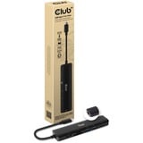 Club 3D CSV-1592 USB Type C 7-in-1 Hub dockingstation Zwart