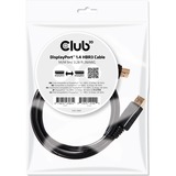 Club 3D DisplayPort 1.4 - DisplayPort 1.4 M/M, 1m kabel Zwart, CAC-2067