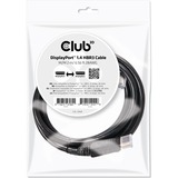 Club 3D DisplayPort 1.4 - DisplayPort 1.4 M/M, 2m kabel Zwart, CAC-2068