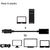 Club 3D DisplayPort 1.4 > HDMI 2.0b HDR Active Adapter Zwart