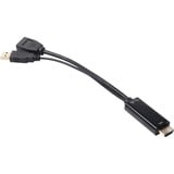 Club 3D HDMI naar DisplayPort adapter Zwart, 0,18 meter