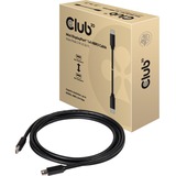 Club 3D Mini DisplayPort 1.4 kabel male-male Zwart, 2 meter