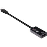 Club 3D Mini-DisplayPort 1.4 naar HDMI 2.0b HDR actieve adapter Zwart