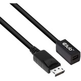 Club 3D Mini DisplayPort - DisplayPort 1.4 verlengkabel, 1m Zwart