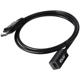 Club 3D Mini DisplayPort - DisplayPort 1.4 verlengkabel, 1m Zwart