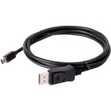 Club 3D Mini-DisplayPort naar DisplayPort 1.4 HBR3 kabel Zwart, 2 meter