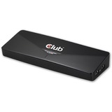 Club 3D USB 3.0 4K Docking Station Zwart, CSV-3103D