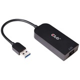 Club 3D USB 3.2 Gen1 Type A to RJ45 2.5Gbps adapter Zwart, CAC-1420