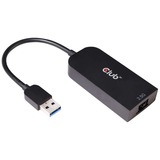 Club 3D USB-A 3.2 Gen1 > RJ-45 2.5Gbps adapter Zwart, 0,16 meter