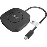 Club 3D USB-C 3.2 MST Hub DisplayPort 1.4 dockingstation Zwart