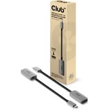 Club 3D USB-C naar DisplayPort 1.4 actieve adapter Grijs