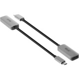 Club 3D USB-C naar DisplayPort 1.4 actieve adapter Grijs