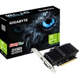 GIGABYTE GV-N710D5SL-2GL grafische kaart HDMI, DVI-I, Low-Profile