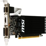 MSI GT 710 2GD3H LP grafische kaart VGA, DVI, HDMI, Low-Profile