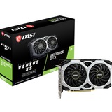 MSI GeForce GTX 1660 VENTUS XS 6G OC grafische kaart 1x HDMI, 3x DisplayPort, VR-ready
