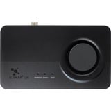 ASUS Xonar U5 geluidskaart Zwart, USB 2.0, Retail