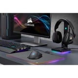 Corsair ST100 RGB Premium Headset Stand met 7.1 Surround Sound houder Zwart