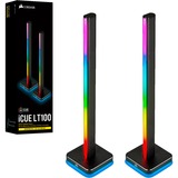 Corsair iCUE LT100 Smart Lighting Tower Starter Kit houder Zwart, 2 stuks