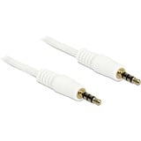 DeLOCK 3,5 mm kabel Wit, 5 meter