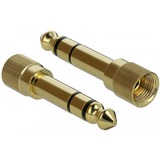 DeLOCK Stereo Jack 3,5 mm 3-Pin male > female verlengkabel Zwart, 1 meter