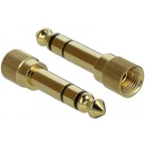 DeLOCK Stereokabel 3,5 mm 3 Pin-stekker > 3,5 mm 3 Pin-stekker Zwart, 0,5 meter