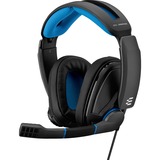 EPOS | Sennheiser GSP 300 gaming headset Zwart/blauw, Pc, Mac, PlayStation 4, Xbox One