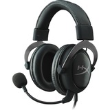 HyperX Cloud II Gun metal gaming headset Zwart/grijs, USB 7.1 virtual surround
