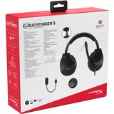 HyperX Cloud Stinger S gaming headset Zwart, Virtual 7.1 Surround Sound