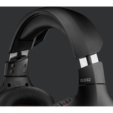 Logitech G332 Wired Gaming Headset Zwart/rood, PC, PlayStation 4 / 5, Xbox One (Series X|S), Nintendo Switch, Mobile