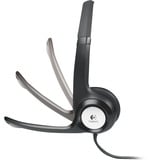 Logitech USB Headset H390 on-ear  Zwart, Retail