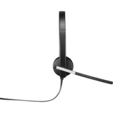 Logitech USB Headset Mono H650e on-ear  Zwart