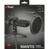 Trust GXT 232 Mantis Streaming Microphone microfoon Zwart, 22656, Pc, PlayStation 4, PlayStation 5