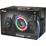 Trust GXT 629 Tytan RGB Illuminated 2.1 Speaker Set pc-luidspreker Zwart