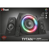 Trust GXT 629 Tytan RGB Illuminated 2.1 Speaker Set pc-luidspreker Zwart