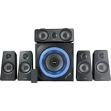 Trust GXT 658 Tytan 5.1 Surround Speaker System luidspreker Zwart/blauw, 21738
