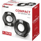 Trust Polo Compact 2.0 Speaker Set luidspreker Zwart, 20943