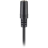 goobay 3,5 mm naar 2x 3,5 mm Stereo adapterkabel  Zwart