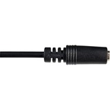 goobay Stereo-adapterkabel 3,5-mm > 2x 3,5 mm Zwart, 0,2 meter, Stereo