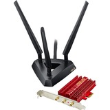 ASUS PCE-AC68 wlan adapter Rood, IEEE 802.11ac
