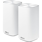 ASUS ZenWiFi AC Mini (CD6), 2 stuks mesh router Wit, 1x Router (CD6R) + 1x Node (CD6N)