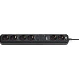 Brennenstuhl Connect Eco-Line Smart Stekkerdoos met 6-voudige timerfunctie stekkerdoos Zwart, 1,5 meter kabel
