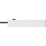 Brennenstuhl Connect Ecolor Smart Stekkderdoos 3-voudig 3-voudige stekkerdoos Wit/zwart, 3x stekker