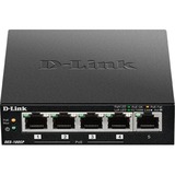 D-Link DES-1005P switch Zwart