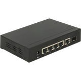 DeLOCK Gigabit Ethernet Switch 4 Port PoE + 1 RJ45 + 1 SFP 