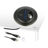 DeLOCK In-Desk Hub 4 Port USB 3.0 usb-hub 