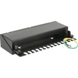 DeLOCK Keystone Desktop Patch Panel 12 Port patchpaneel Zwart, 43339