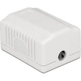 DeLOCK Network Wall Outlet 1 Port Cat.6A LSA montagedoos Wit