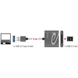 DeLOCK USB 3.0 kaartlezer voor XQD 2.0 geheugenkaarten antraciet