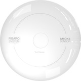 Fibaro Smoke Sensor rookmelder Wit, CR123A of 12 / 24 V DC batterij, Z-Wave