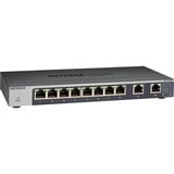 Netgear GS110MX 8-Port Gigabit Ethernet Unmanaged Switch met 2-Port 10G/Multi-Gig Uplinks 